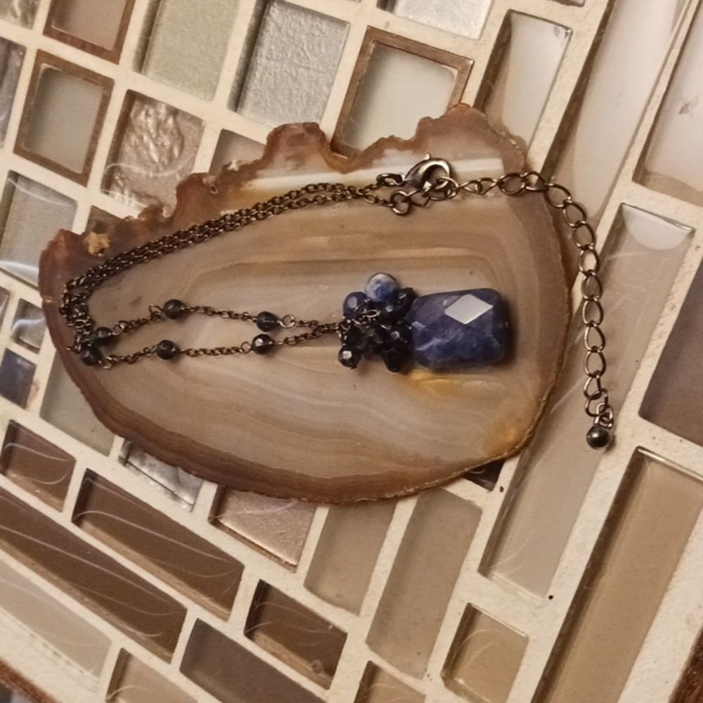 Vintage Blue Pendant necklace